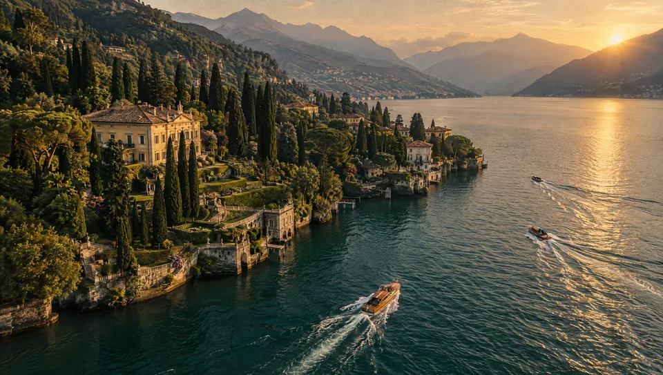 Lake Como near Cernobbio